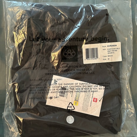 NWT 686 Men’s Everywhere Double Knit Performance Shorts Size S & M - Picture 5 of 6